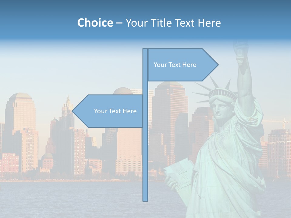 Building Landmark View PowerPoint Template