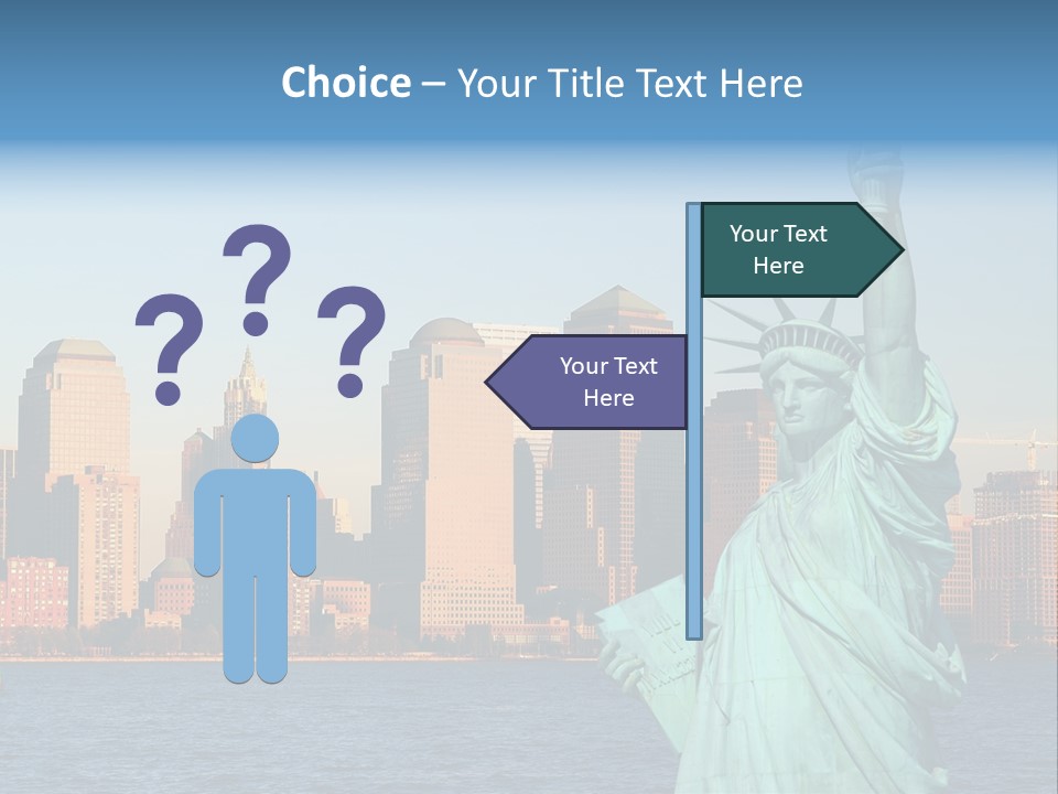 Building Landmark View PowerPoint Template