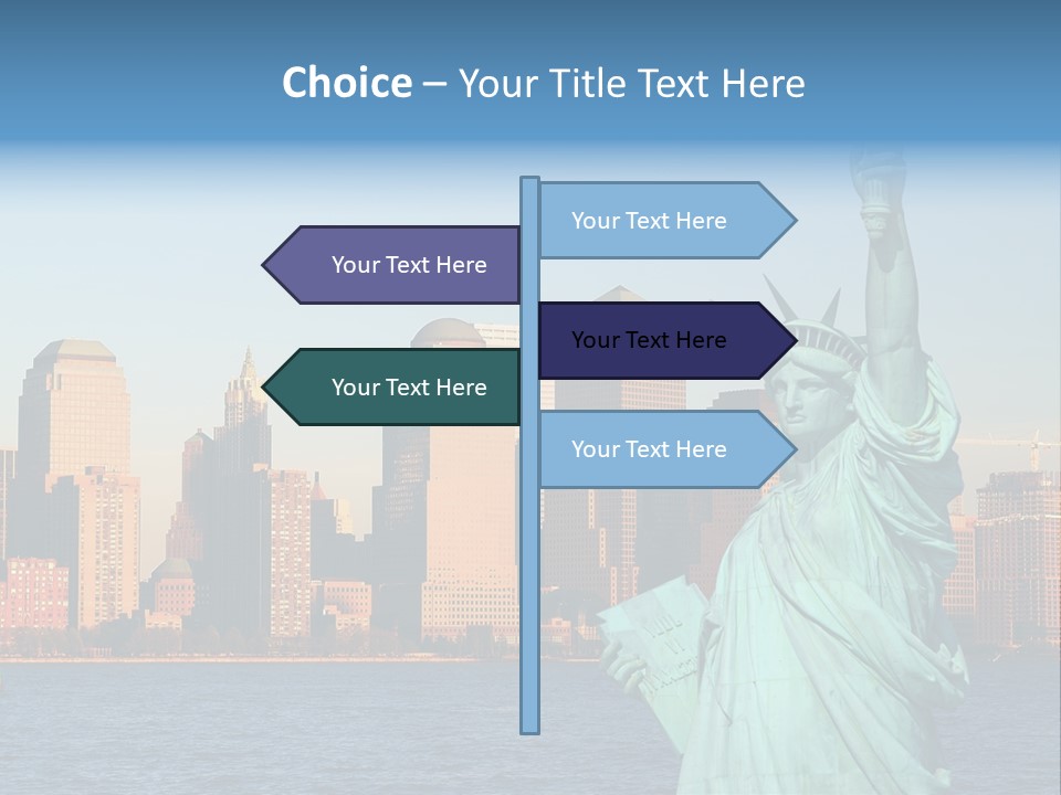 Building Landmark View PowerPoint Template