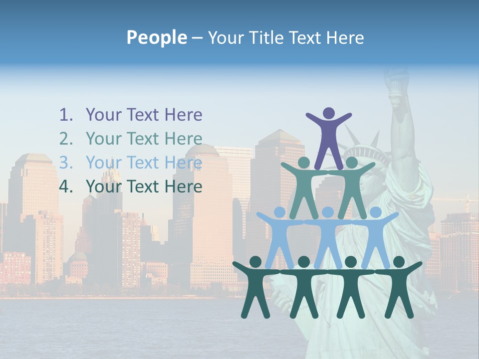 Building Landmark View PowerPoint Template