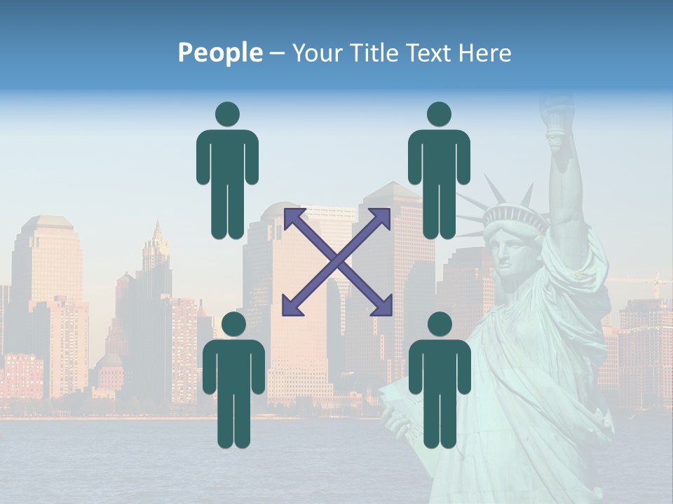 Building Landmark View PowerPoint Template
