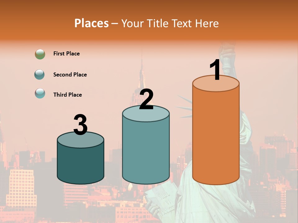 America Attraction State PowerPoint Template