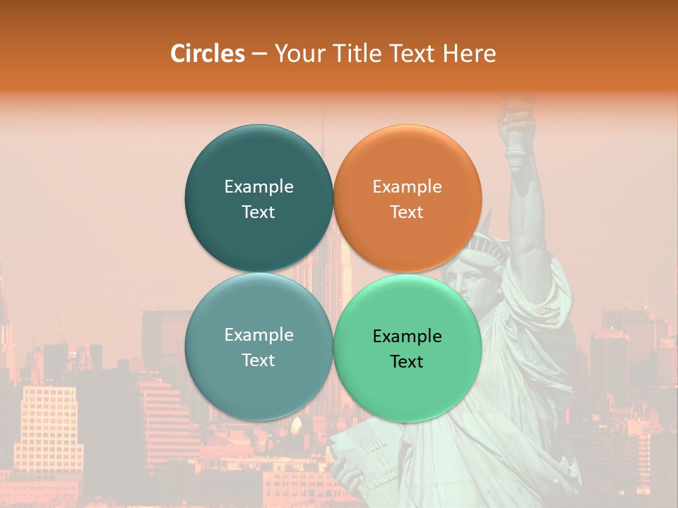 America Attraction State PowerPoint Template