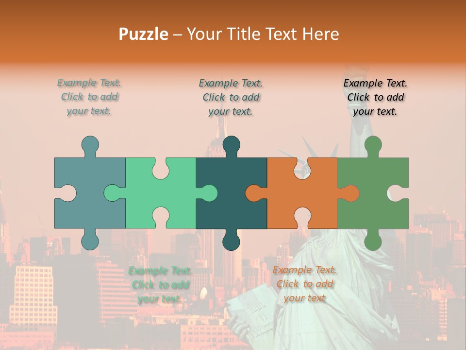 America Attraction State PowerPoint Template