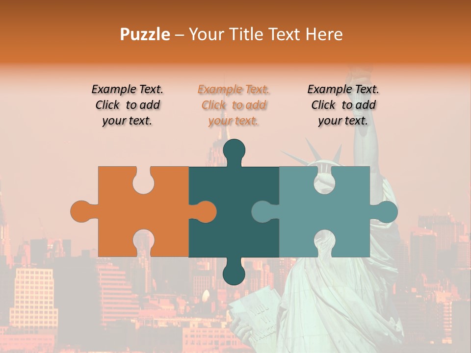 America Attraction State PowerPoint Template