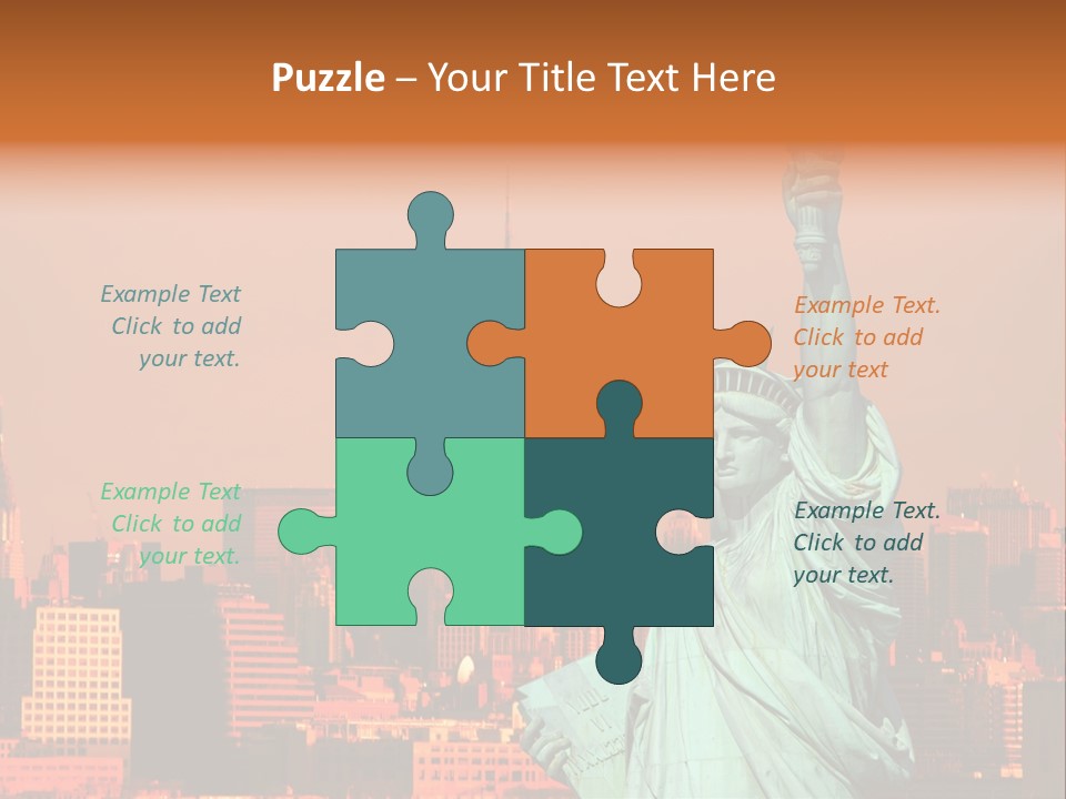 America Attraction State PowerPoint Template