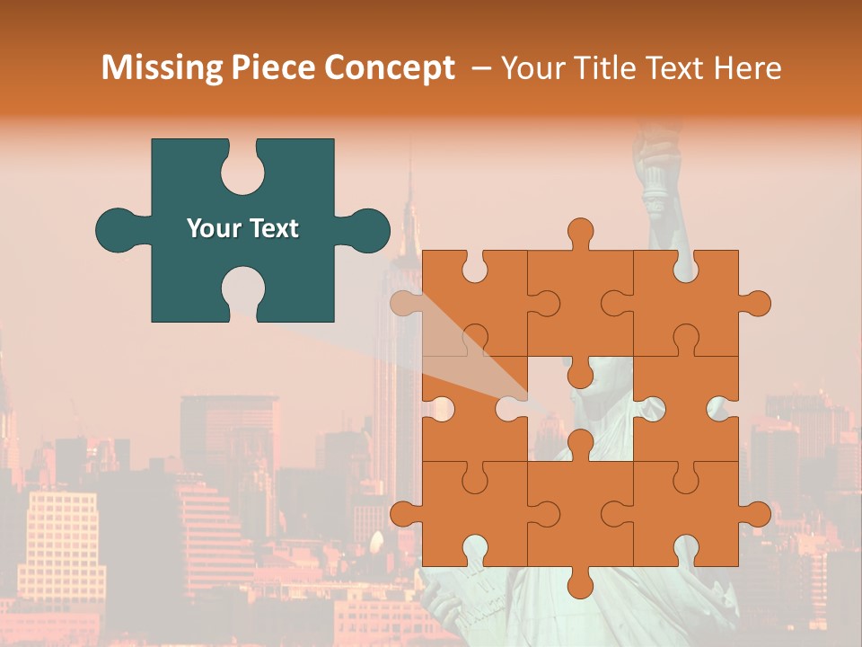 America Attraction State PowerPoint Template