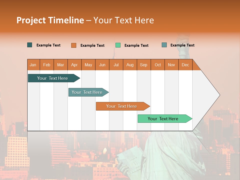 America Attraction State PowerPoint Template