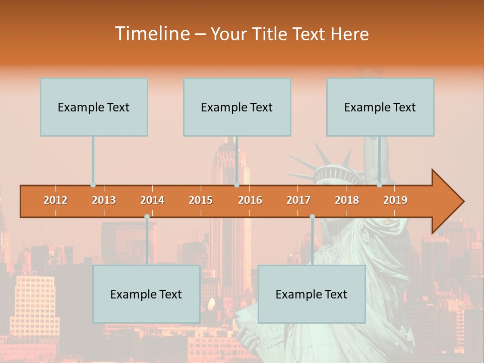 America Attraction State PowerPoint Template