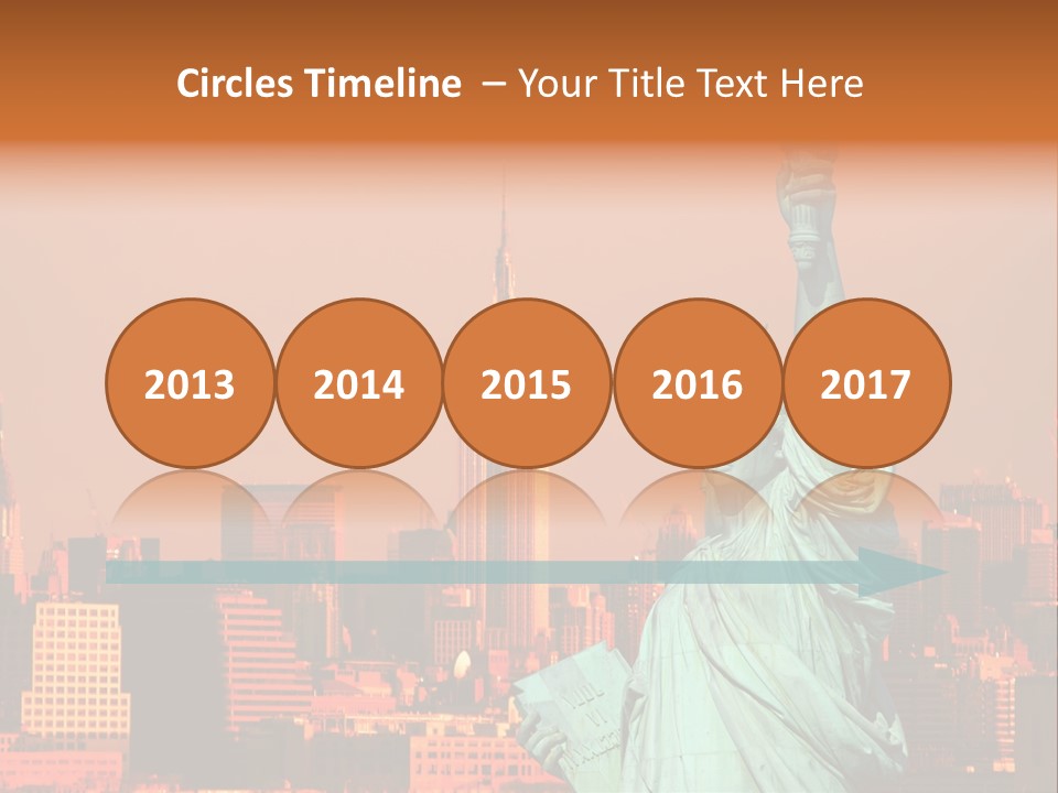 America Attraction State PowerPoint Template