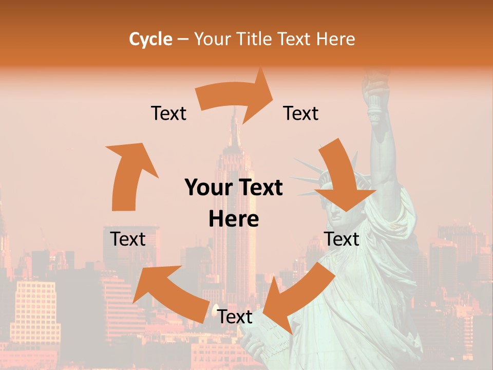 America Attraction State PowerPoint Template