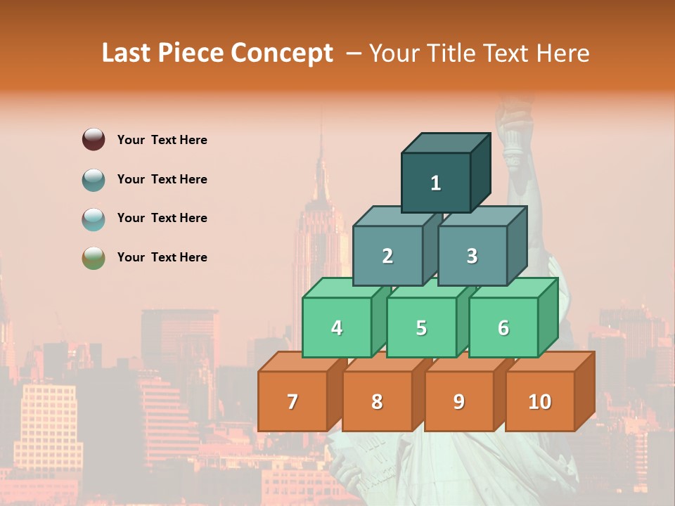 America Attraction State PowerPoint Template