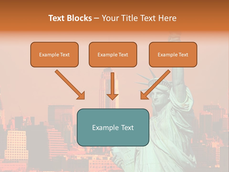 America Attraction State PowerPoint Template