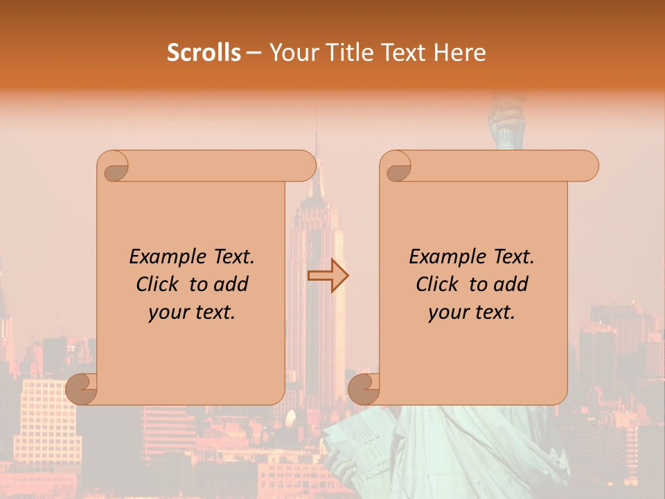 America Attraction State PowerPoint Template