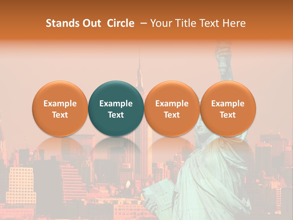 America Attraction State PowerPoint Template