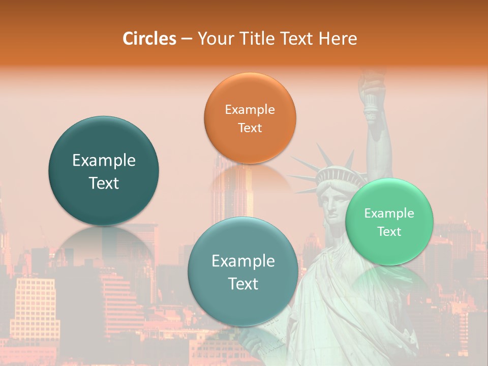 America Attraction State PowerPoint Template