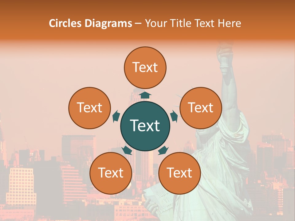 America Attraction State PowerPoint Template