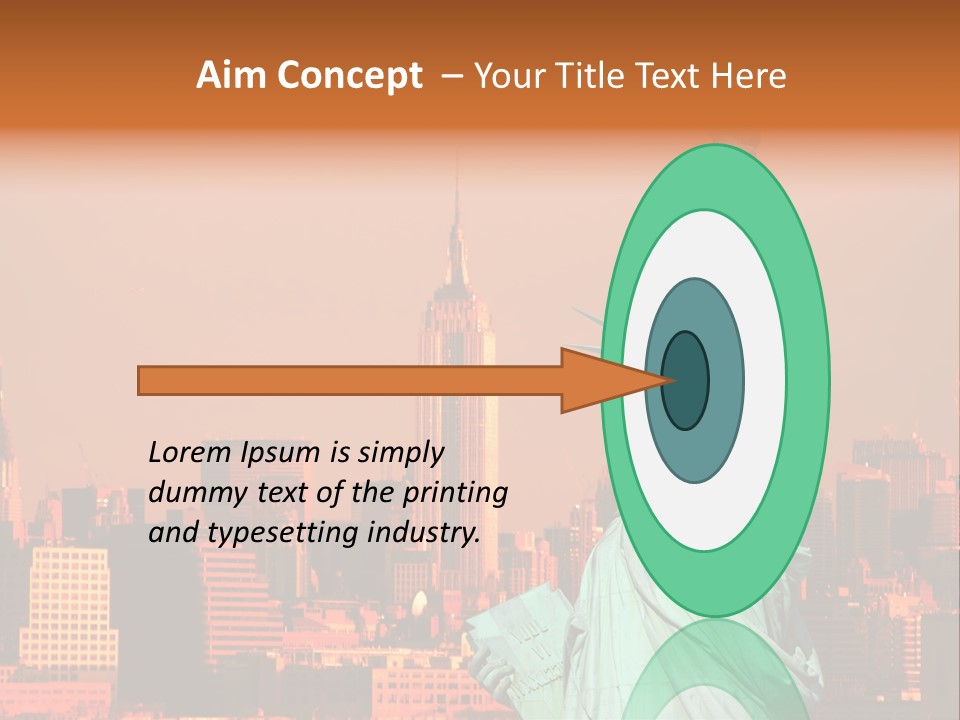 America Attraction State PowerPoint Template