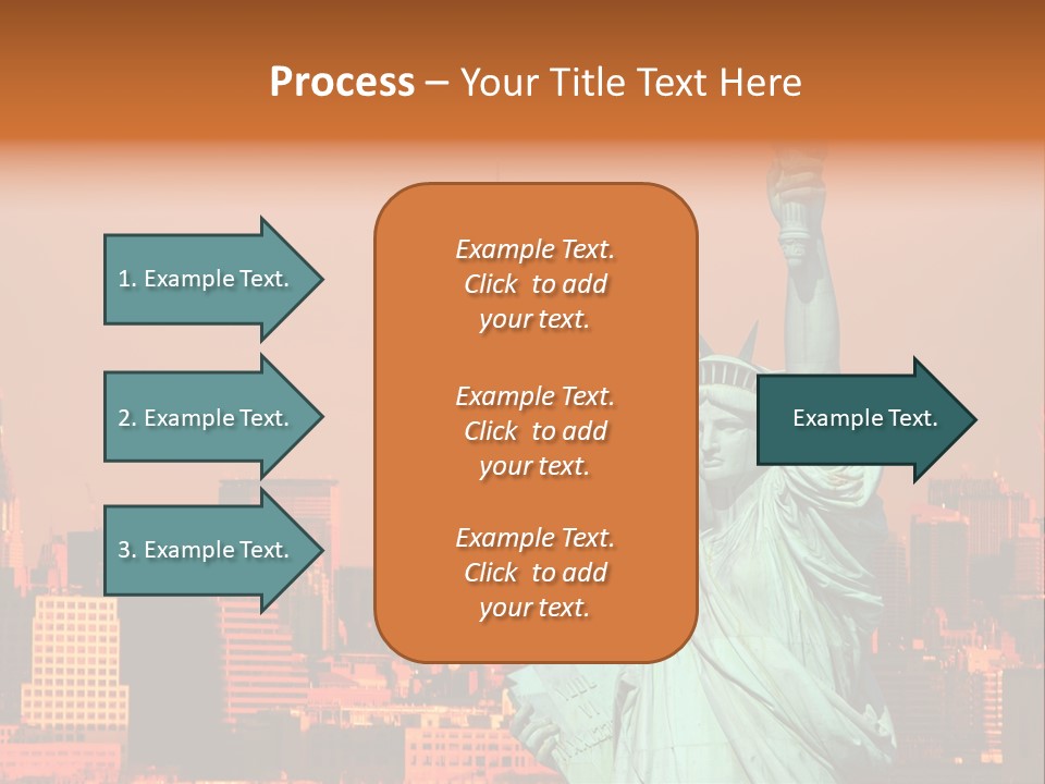 America Attraction State PowerPoint Template