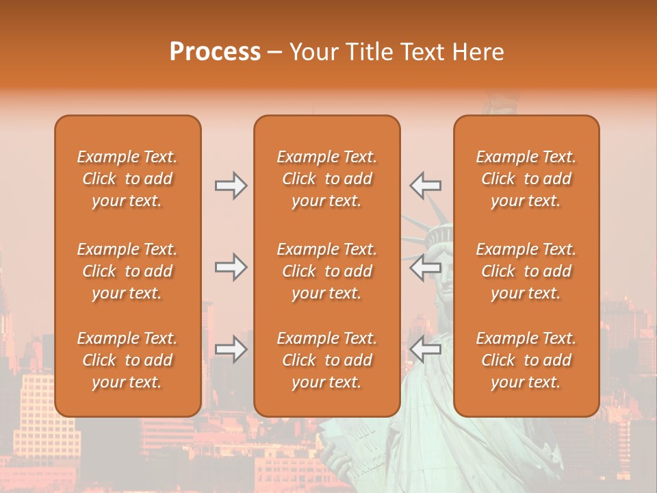 America Attraction State PowerPoint Template