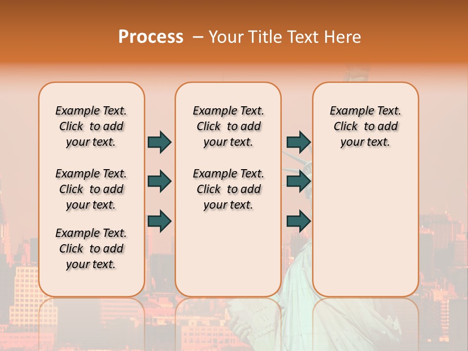 America Attraction State PowerPoint Template