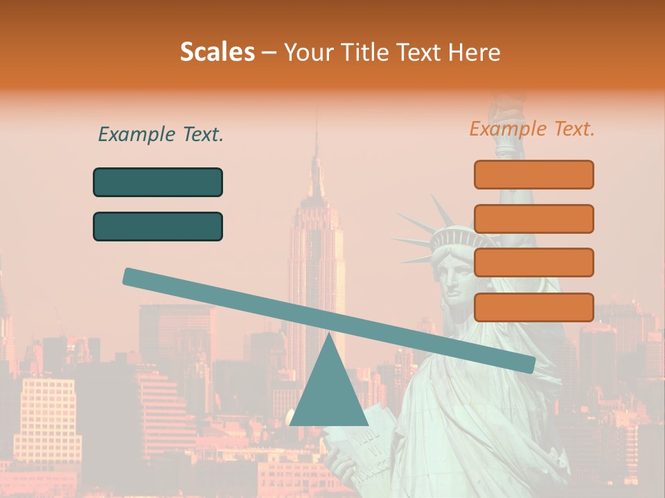 America Attraction State PowerPoint Template