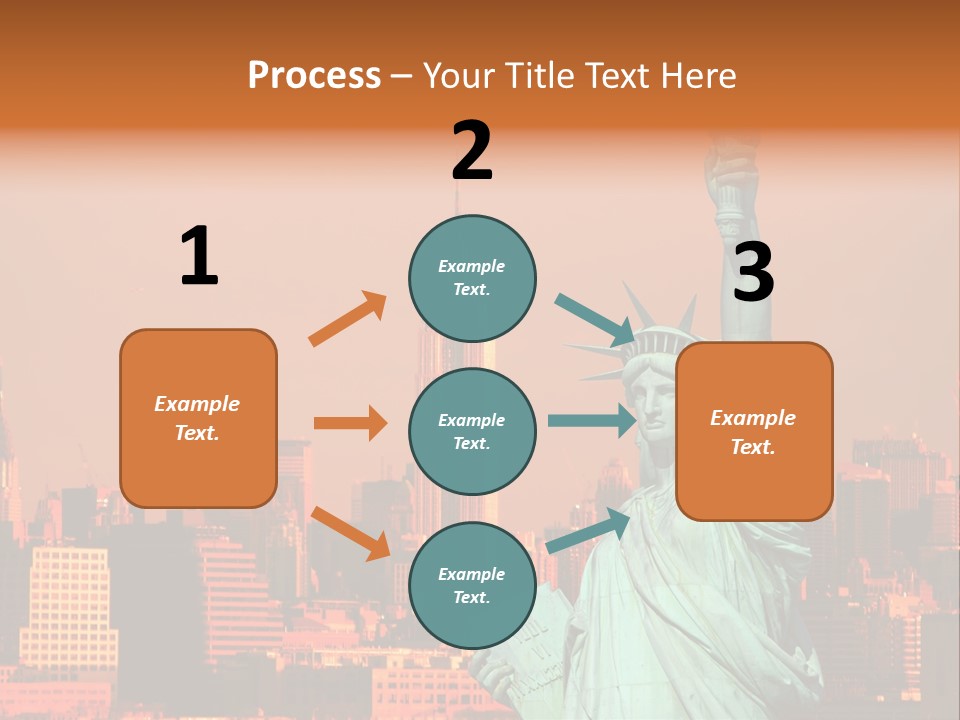 America Attraction State PowerPoint Template