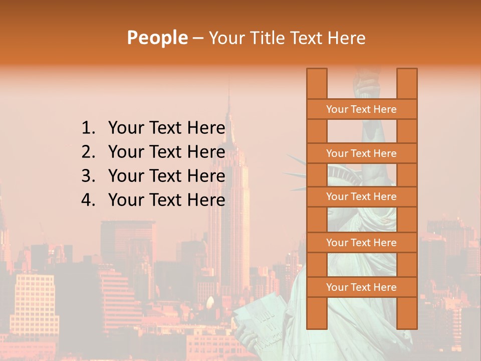 America Attraction State PowerPoint Template