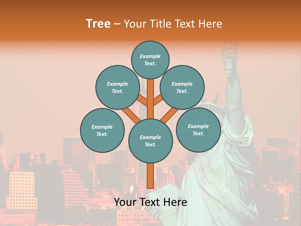 America Attraction State PowerPoint Template