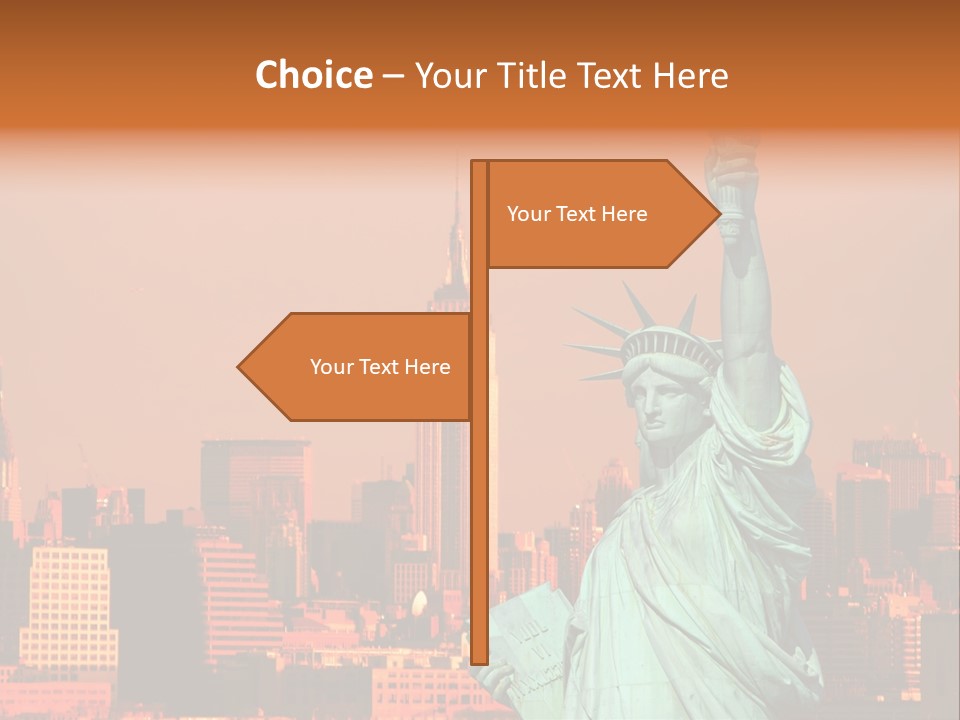 America Attraction State PowerPoint Template