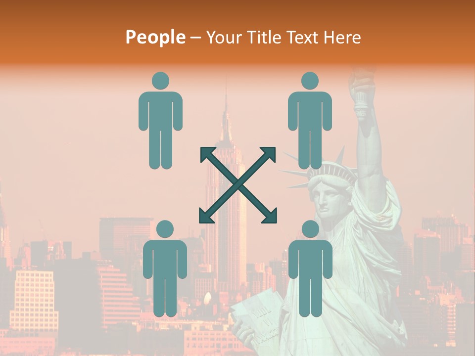 America Attraction State PowerPoint Template