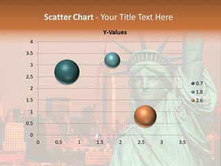 Financial Nyc Statue PowerPoint Template