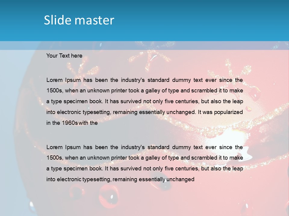 Glacue Water Cold PowerPoint Template