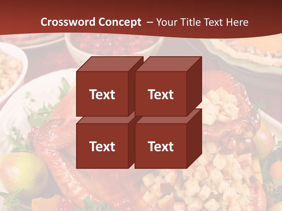 Herb Meat November PowerPoint Template