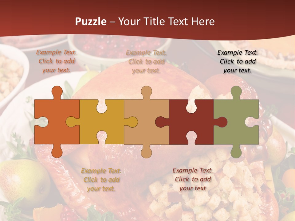 Herb Meat November PowerPoint Template