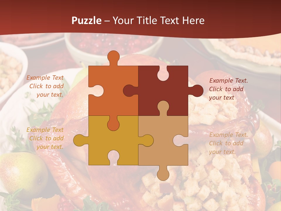 Herb Meat November PowerPoint Template