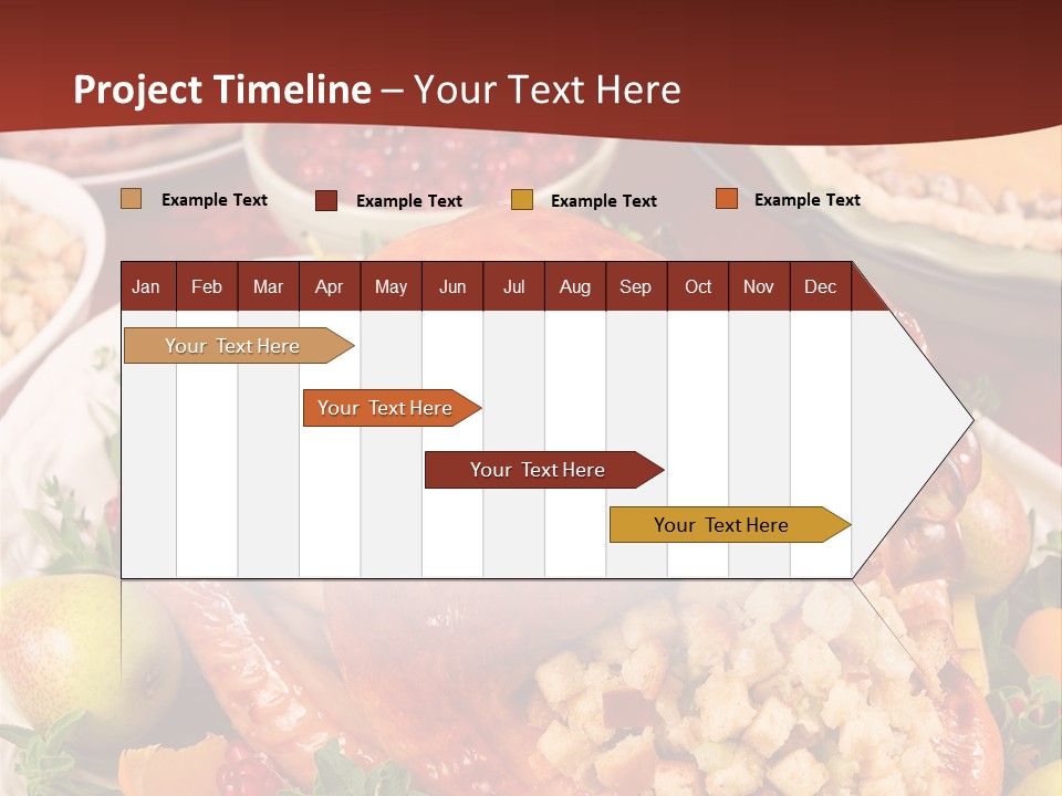 Herb Meat November PowerPoint Template
