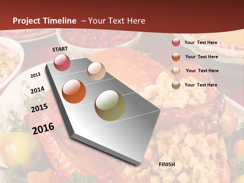 Herb Meat November PowerPoint Template