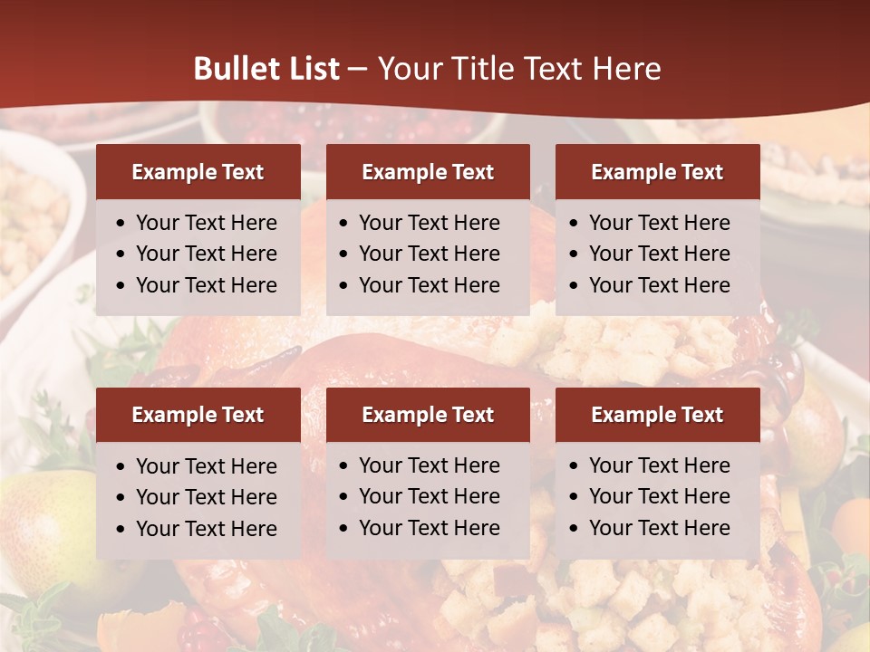 Herb Meat November PowerPoint Template