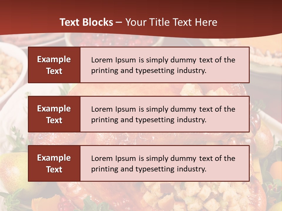 Herb Meat November PowerPoint Template