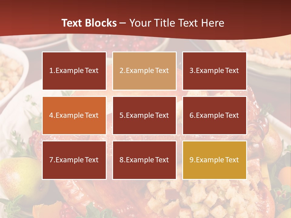 Herb Meat November PowerPoint Template