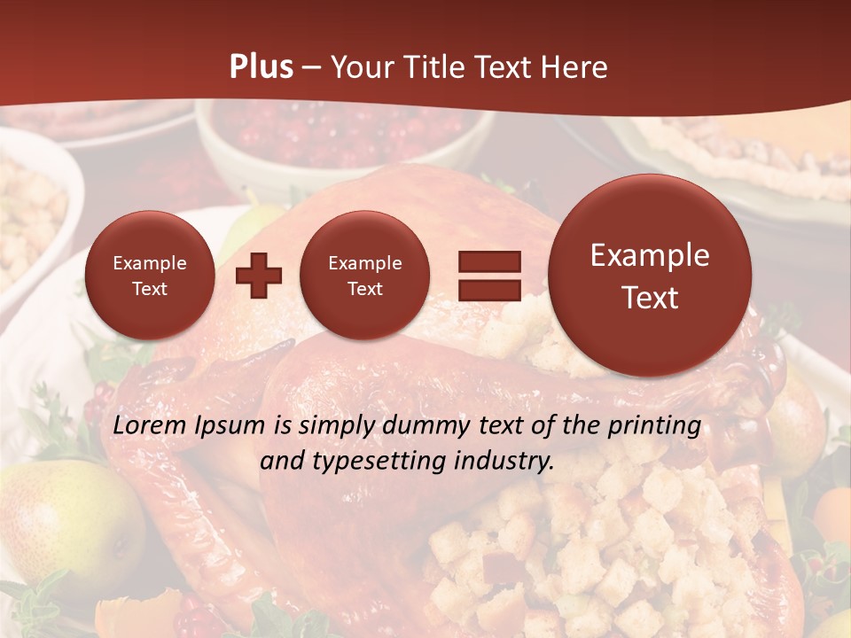 Herb Meat November PowerPoint Template