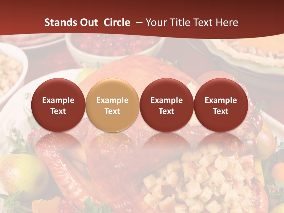 Herb Meat November PowerPoint Template