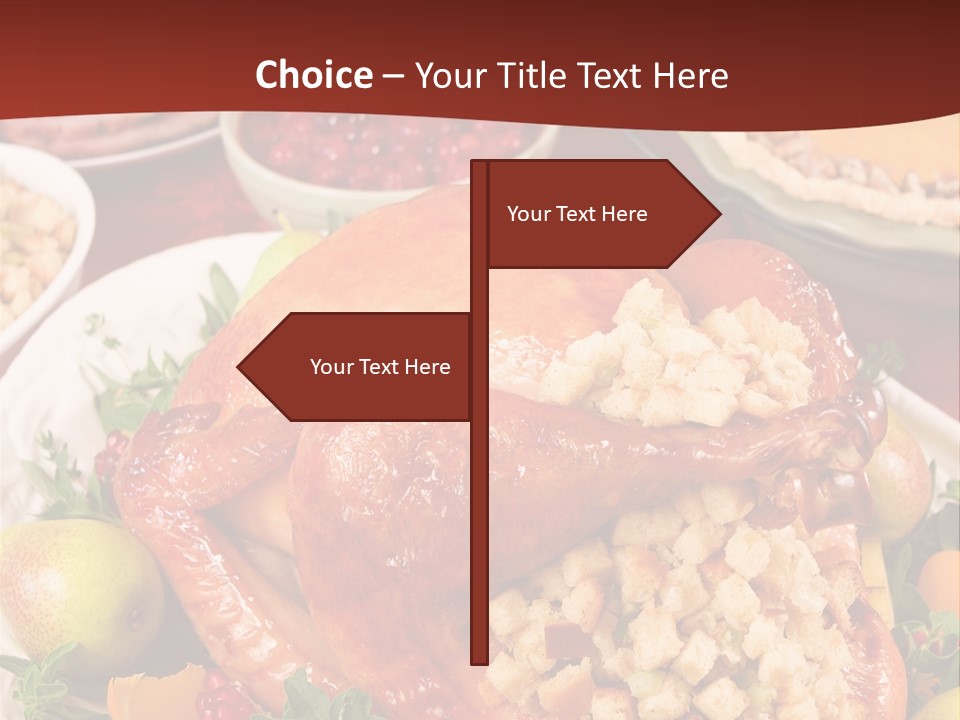 Herb Meat November PowerPoint Template