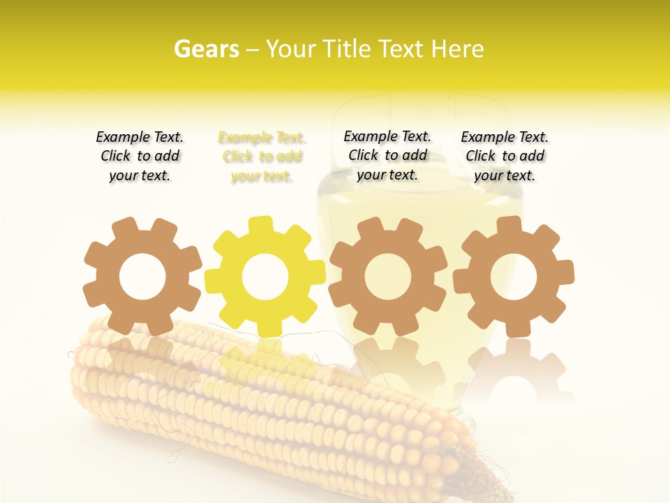 Sweet Corn Grain PowerPoint Template