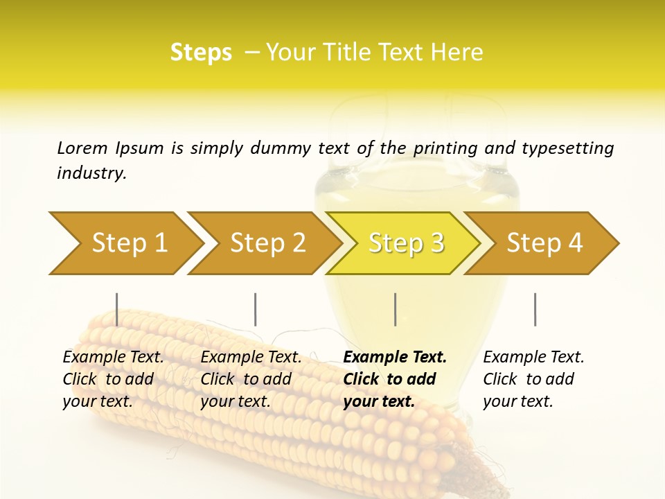 Sweet Corn Grain PowerPoint Template