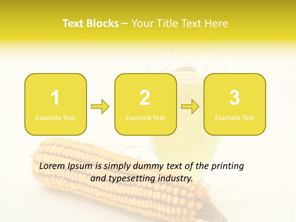 Sweet Corn Grain PowerPoint Template