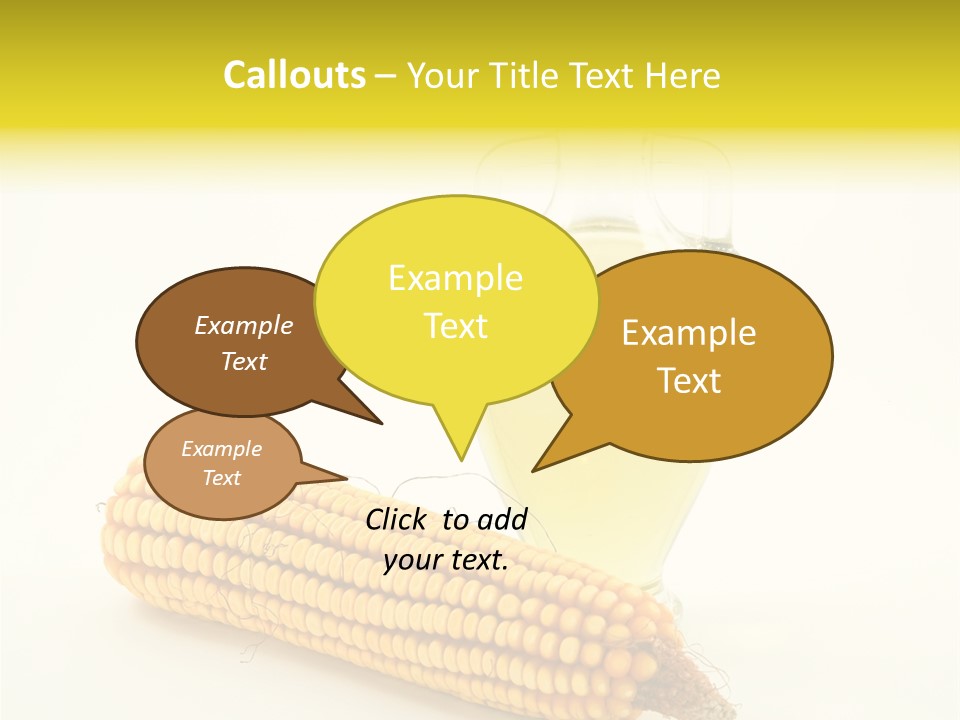 Sweet Corn Grain PowerPoint Template