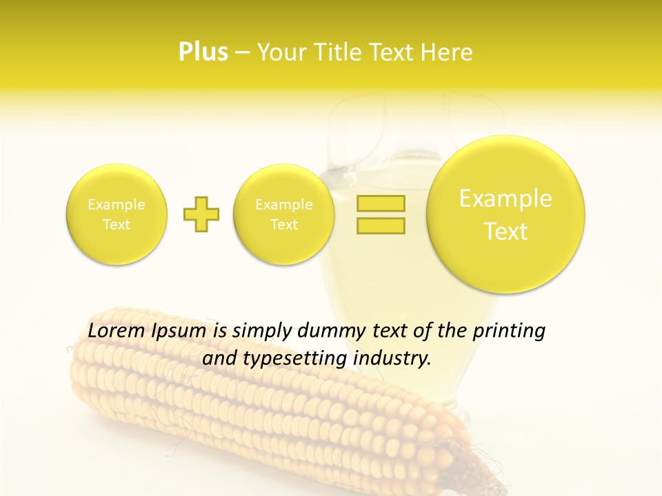 Sweet Corn Grain PowerPoint Template
