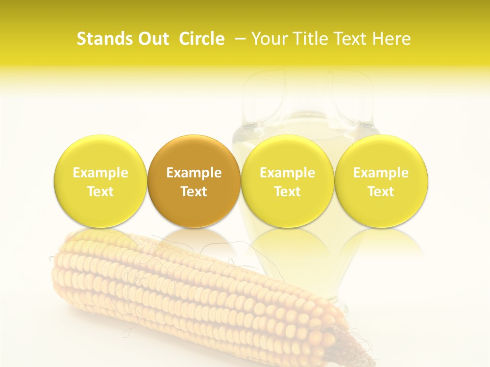 Sweet Corn Grain PowerPoint Template